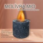 Molivra Mio Bioethanol Bacasız Şömine - Siyah