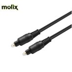 Molix 1.5 Metre Dijital Fiber Optik Ses Kablosu