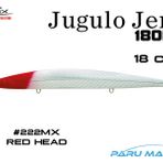 Molix Jugulo Jerk 180lc 18 cm 222 Mx Red Head Sahte Balık
