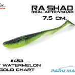 Molix Ra Shad 7.5 cm 453 Watermelon Gold Chart Sahte Balık