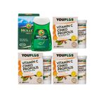 Möller's Omega 3 60 Kapsül + Youplus Vitamin C Çinko Propolis 20 Efervesan Tablet 3 Adet