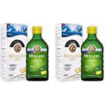 Mollers Omega3 Limon Aromalı Balık Yağı Şurup 250 ml 2'li Set
