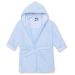 Mollia Erkek Bebek Bornoz Kapüşonlu Long Sleeve Patiksiz - Mavi