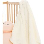Mollia Jakarlı Unisex Battaniye Unisex - Ekru