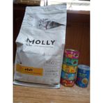 Molly Hypoallergenıc Yetişkin Kedi Kuru Mama Tavuklu&hamsili 2 Kg+5 Adet Karışık Aroma Püre Kedi Konserve 85 Gram+1 Adet Tavuklu Kediçorbası 135 ml