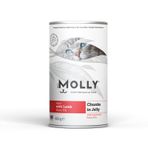 Molly Jöle İçinde Parça Kuzu Etli 400 gr Yetişkin Kedi Konservesi