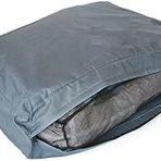 Molly Mutt Suya Dayanıklı Köpek Yatak Örtüsü, Köpekler için Polyester Yatak Örtüsü, Temizlemesi Kolay, Gri, Küçük, 22"x27"x4.7"