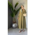 Molly Nelly Kadın Uzun Yazlık Muslin İnce Tunik Pardesü