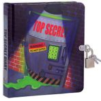 MOLLYBEE KIDS Çocuklar için Top Secret Kilit ve Anahtar Günlüğü, Ölçüler 13,5 x 15,5 cm, 208 Çizgili Sayfa