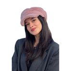 mollycrush Peluş Kaptan Şapka Bere Kışlık Suni Kürklü Denizci Şapkası, Standart, mollykaptandenızcısapka, Pembe, Kadın