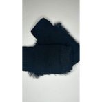 mollycrush Peluş Kürklü Parmak Açık Eldiven, Tek Ebat, Peluş Kürklü Parmak Açık Eldiven, Siyah, kadın