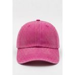 Mollycrush Unisex Koyu Pembe Yıkamalı Kot Outdoor Beyzbol Şapkası | Ayarlanabilir Spor Kep