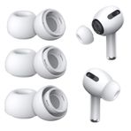 Moloppo AirPods Pro ile Uyumlu 3 Çift 1. 2nd Kulak Uçları Değiştirme, Küçük Orta Büyük 3 Boyutlu Yedek Silikon Kauçuk Kulaklık Uçları Kulaklıklar airpod aksesuarları AirPods Pro 2 ve 1