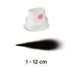 Molotow 1-12 cm Beyaz Pembe Sprey Boya Başlığı