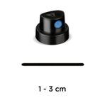 Molotow 1-3 cm Siyah Mavi Sprey Boya Başlığı