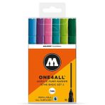 Molotow 200231 127HS One4All 2 mm 6’lı Set Basic Set 2 Akrilik Marker Kalem