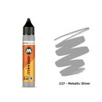 Molotow One4All 30 ml Metallic Silver 227 Akrilik Refill