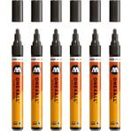 Molotow One4All N:180 4 mm Signalschwarz Çizim Kalemi