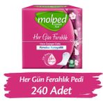 Molped Her Gün Ferahlık Günlük Ped 240 Adet - 1