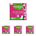 Molped Her Gün Ferahlık Günlük Ped Light Normal Tekli 20 Adet 4lü paket