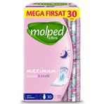 Molped Hijyenik Ped Anatomik Mega Gece 30'lu