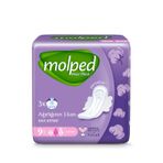 Molped Kalın Hijyenik Ped Uzun Tekli 9 Adet SW