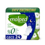 Molped Pure Soft Gece 24 Adet Hijyenik Ped