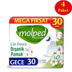Molped Pure Soft Mega Fırsat Gece Ultra 4 x 30'lu