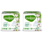Molped Pure & Soft Pamuklu Normal Günlük Ped (1 x 8 Adet) 2li paket