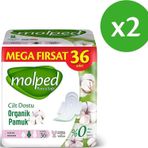Molped Pure Soft Uzun Avantajlı 2x36 Adet Hijyenik Ped