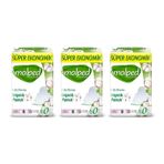 Molped Pure & Soft Uzun Hijyenik Ped, 18'li Paket, 3'lü Set, Süper Ekonomik