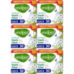 Molped Pure&Soft 180 Adet (6pk*30) Gece Hijyenik Ped Cilt Dostu Özellikleriyle Rahatlık Sunar - GECE 30