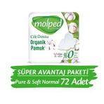 Molped Pure&Soft Hijyenik Ped Normal Super Avantaj Paketi 72 Adet