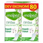 Molped Pure&Soft İncelik Günlük Ped 80Li (3'Li Paket)