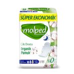 Molped Pure&Soft Süper Ekonomik Paket Gece Hijyenik Ped 16 Adet
