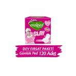 Molped Slay Günlük Ped Dev Fırsat Paketi 120 Adet