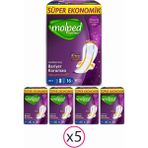 Molped Super Gece Hijyenik Ped 16'lı 5 Paket
