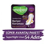 Molped Supernight Hijyenik Ped Uzun 18 li x 3 Adet