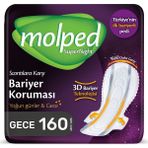 Molped Superninght Hijyenik Ped Gece 160 Adet