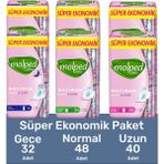 Molped Ultra Anatomik Hijyenik Ped S.Eko Gece 32 Adet Normal 48 Adet Uzun 40 Adet