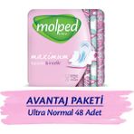Molped Ultra Hijyenik Ped Normal Avantaj Paketi 48 Adet - yok