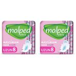 Molped Ultra Hijyenik Ped Uzun 8 Adet 2li paket