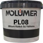 Molümer PL08 Bitüm Katkılı Su Yalıtımı 18+2 20 kg - Siyah
