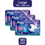 Moly Bel Bantlı Large 90 Adet Hasta Bezi