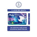 Moly Bel Bantlı XL 30 Adet Hasta Bezi
