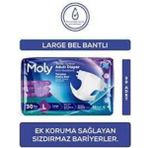 Moly Belbantlı Large 30 Adet Hasta Bezi