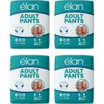 Moly Elan - Hasta Bezi Külotlu Small 30 Adet - 4 Paket - Beyaz - Mavi - 4 - 7 Yaş