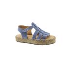 MOLY ESPADRİLLE Bodrum Süet Petrol Kadın Espadril Sandalet