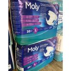 Moly L Beden Belbantlı Hasta Bezi 30'lu (2 Paket)