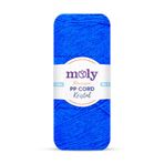 Moly PP Cord Kristal Simli Polyester Makrome El Örgü İpi 200 gr 240 Mavi